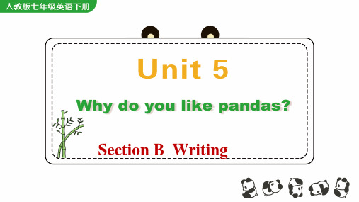 Unit5  SectionB Writing公开课试卷教案教学设计课件