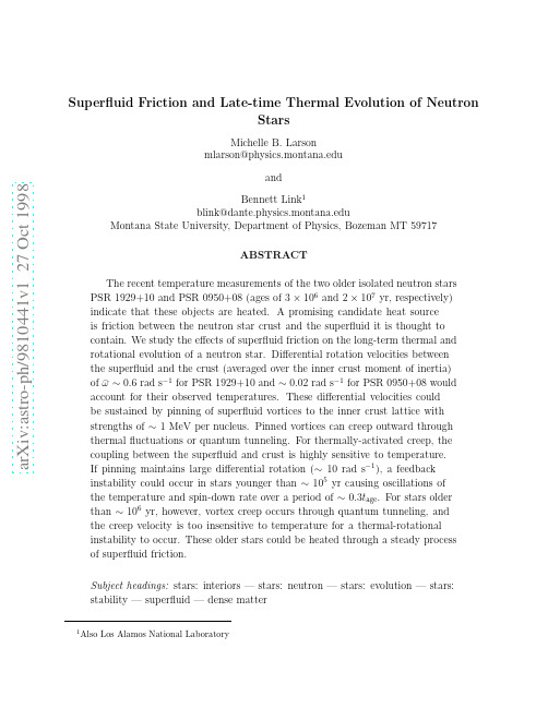 Superfluid Friction and Late-time Thermal Evolution of Neutron Stars