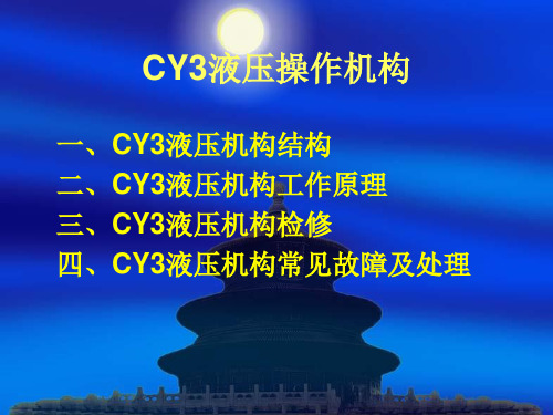 cy3液压操作机构