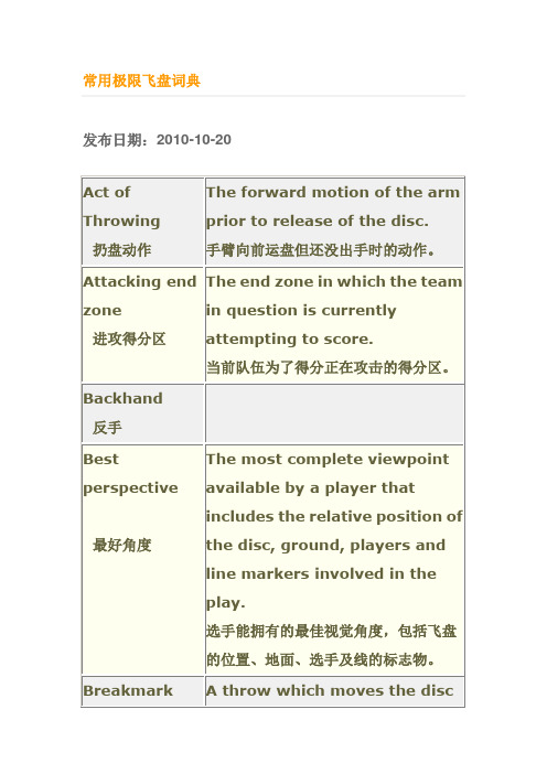 常用极限飞盘词典_(5)