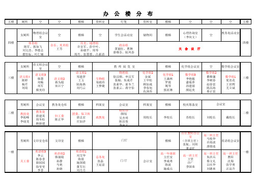 江苏省  射阳县高级中办公楼教学楼分布示意图