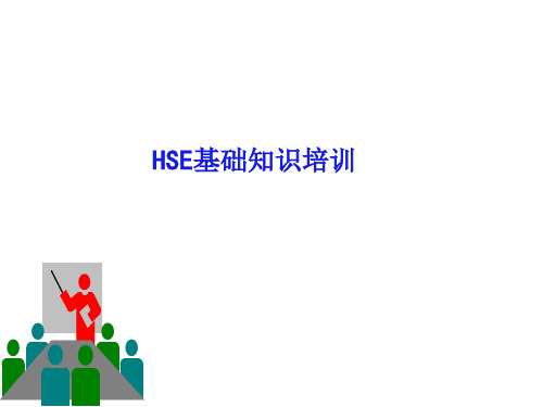 HSE基础知识培训定稿ppt课件