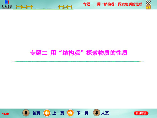 第四讲  “结构观”的核心理念——物质结构和元素周期律