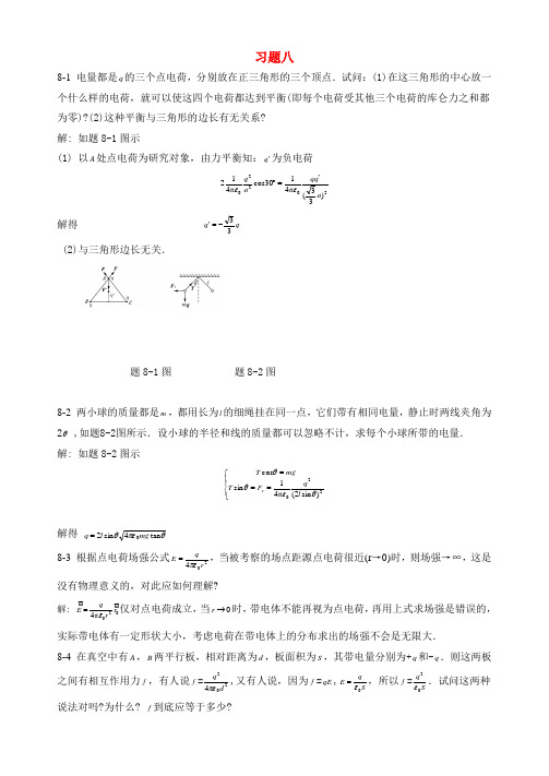 大学物理第三版下册课后习题答案