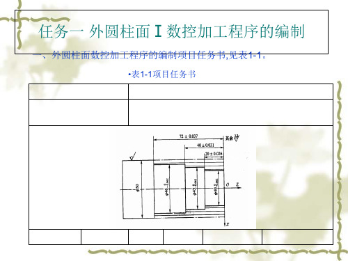 圆柱锥面数控加工程序的编制培训课件