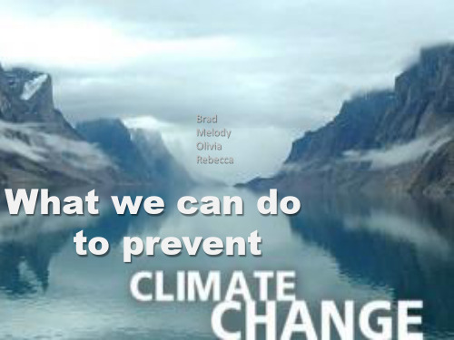 Climate change presentation