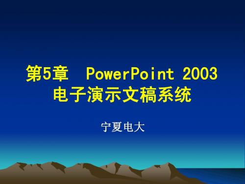 5、PowerPoint2003