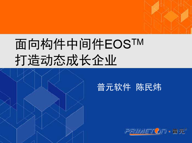 面向构造中间件EOS-普元