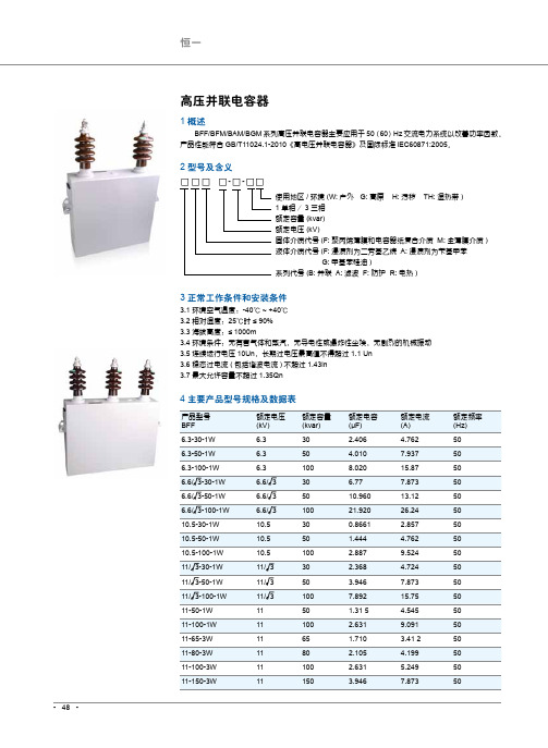 高压并联电容器