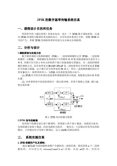 通信原理课程设计