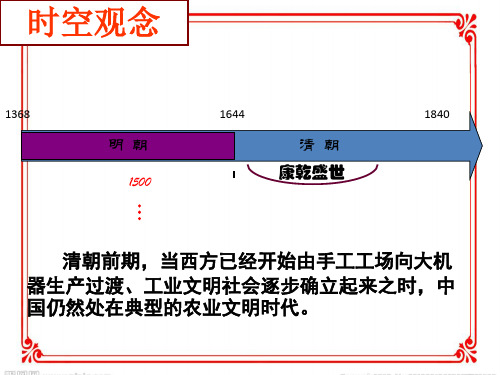 人教部编版历史七年级下第19课清朝前期社会经济的发展课件(共34张PPT)