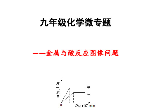 专题5   九年级化学培优拓展微专题——金属与酸反应图像问题精讲(课件)