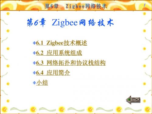 第6章  Zigbee网络技术