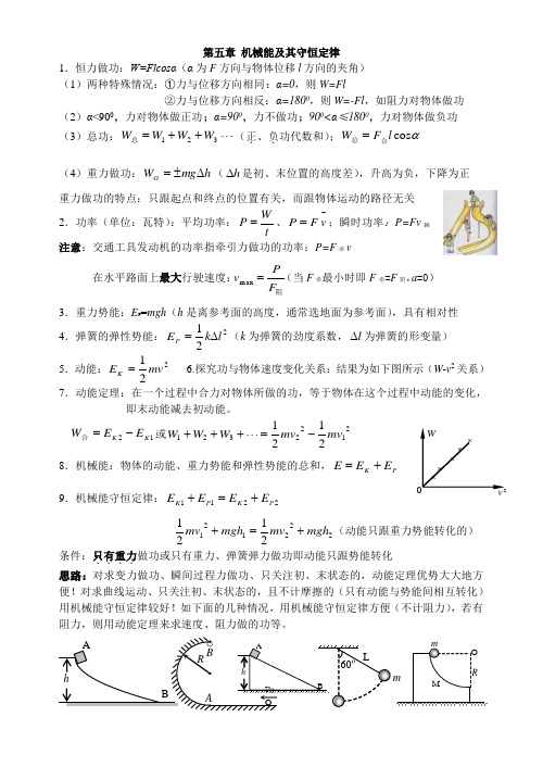 高一物理必修12公式大全汇总