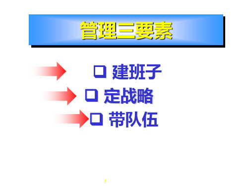 团队的三要素讲课讲稿