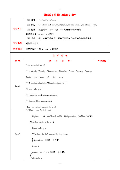 七年级英语上册 Module 5 My school day Unit 1 I love histo