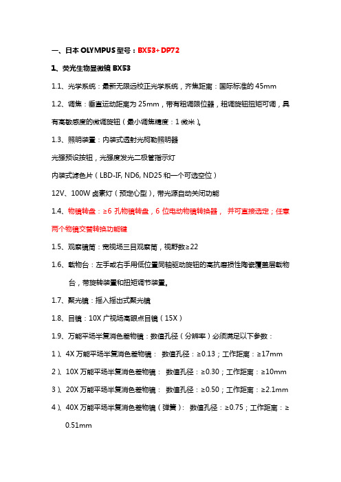 显微成像分析系统最新指标