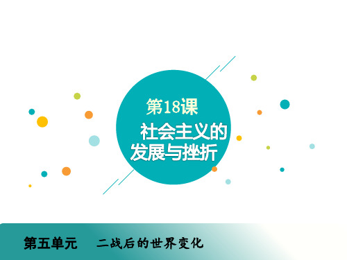 人教部编版九年级历史下册 社会主义的发展与挫折【优秀课件】