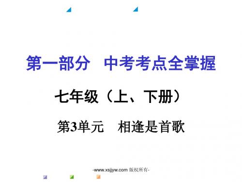 2016年山西中考试题研究思品第一部分中考考点全掌握:八年级(上、下册)
