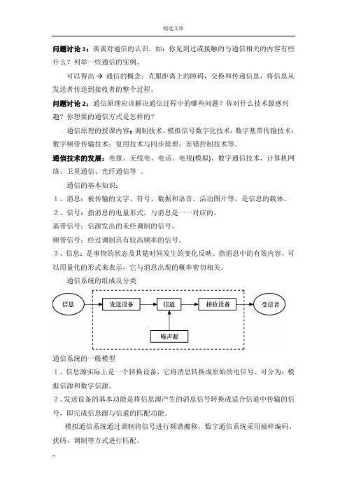 通信原理电子教案