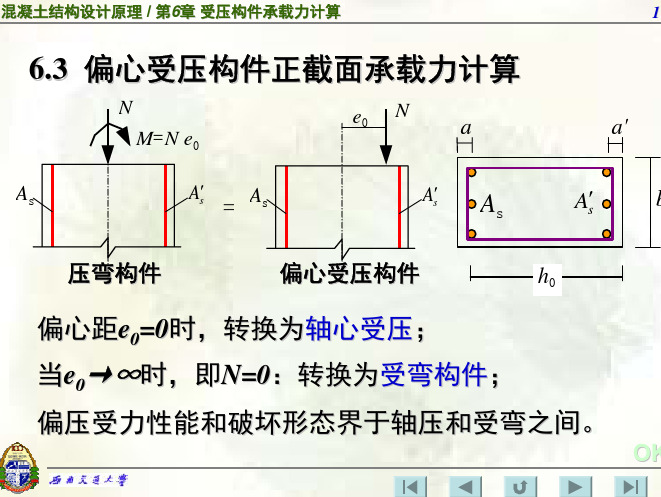 混凝土及砌体结构6_3+偏压计算