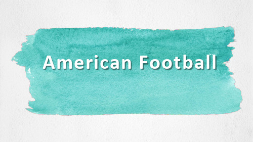 美式足球American Football