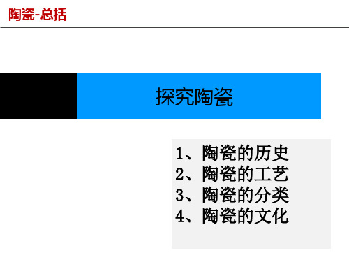 陶瓷的简介