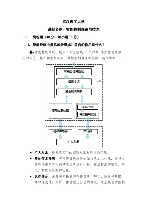 智能控制理论与技术试题