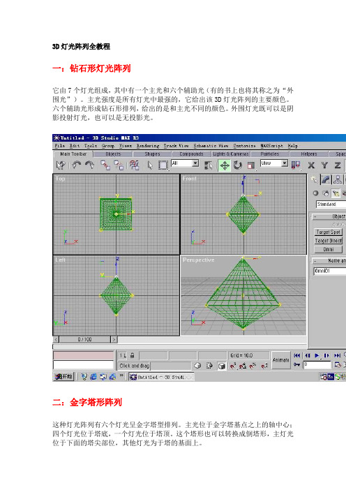 灯光阵列详解