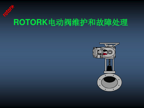 ROTORK电动阀维护和故障处理