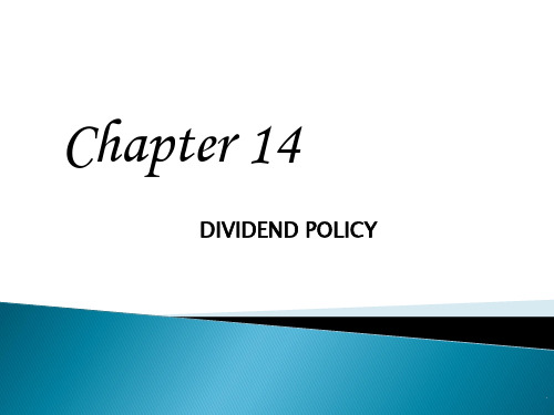 Chap14_Dividend_Payout_Policy