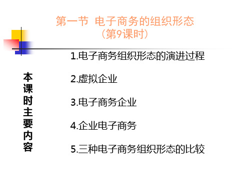 41电子商务的组织形态