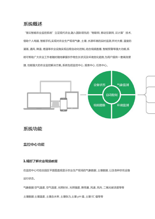 慧云智慧农业方案及成功案例