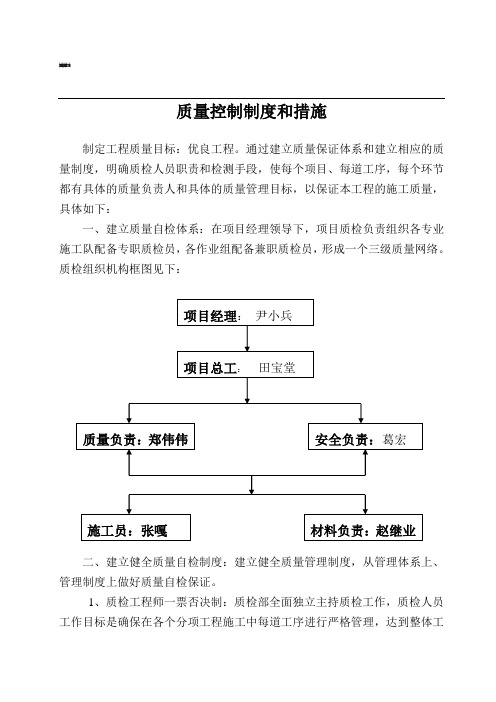 质量控制方法及手段