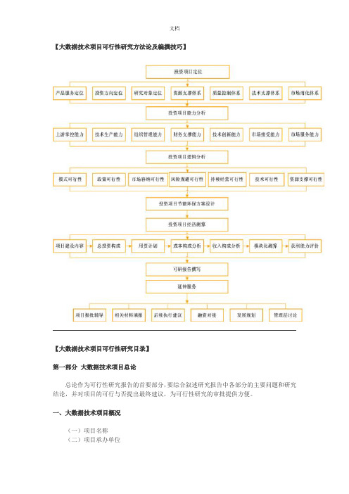 大数据技术项目可行性研究报告