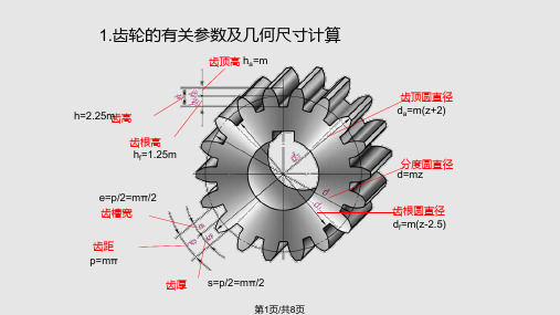 识读齿轮零件图