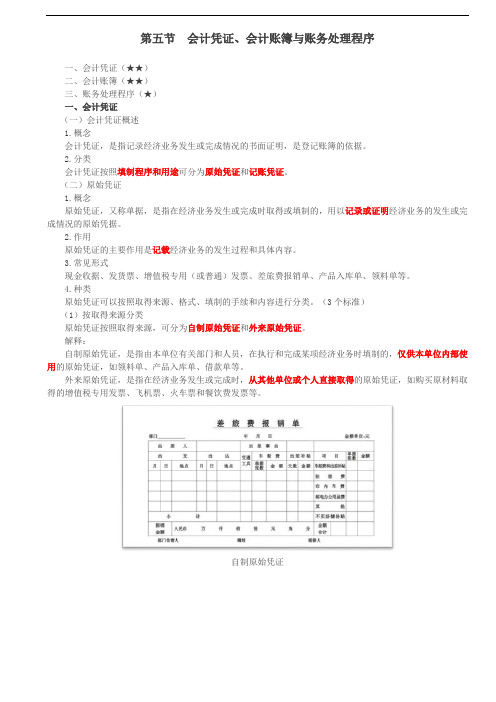 会计凭证、会计账簿与账务处理程序(1)