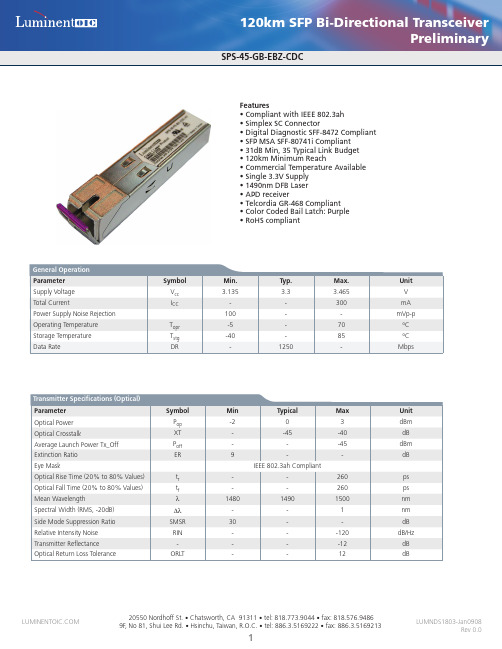 SPS-45-GB-EBZ-CDC中文资料