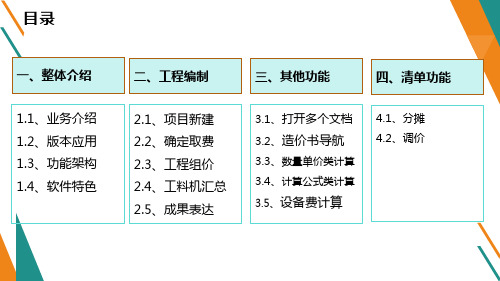 广联达公路计价产品软件操作