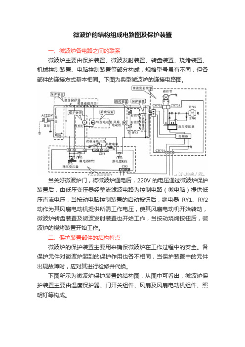 微波炉的结构组成电路图及保护装置