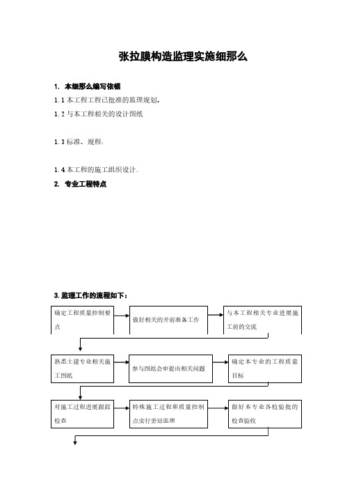 张拉膜结构工程监理细则(PDF版)