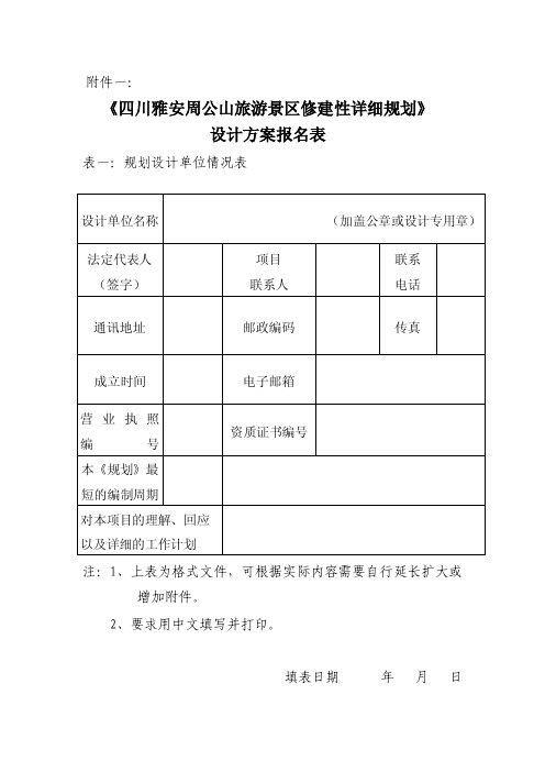 《四川雅安周公山旅游景区修建性详细规划》