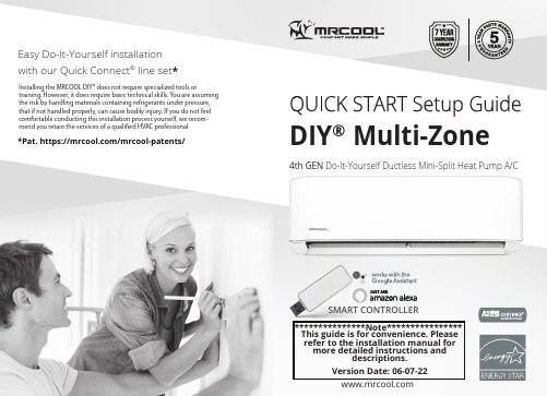 mrcool 5th gen multi-zone diy ductless mini-split 