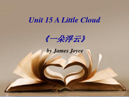 James Joyces A Little Cloud