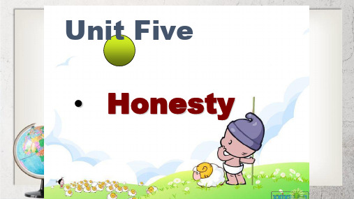 《Honesty》中职英语(基础模块 下册)Unit 5ppt课件2【语文版】