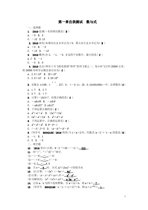 中考数学总复习数与式