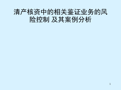 风险控制及其案例分析(ppt 53页)
