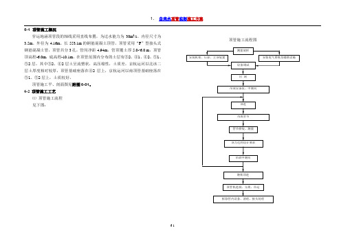 自来水顶管实际施工方案