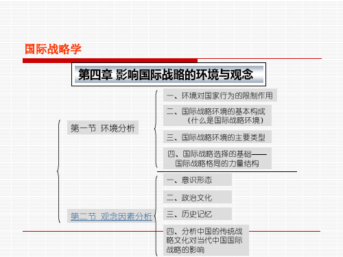 第四章_影响国际战略的环境与观念介绍