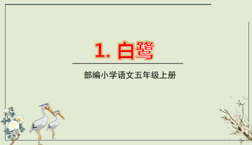 部编人教版五年级上册语文全册教学课件(2021年10月整理)